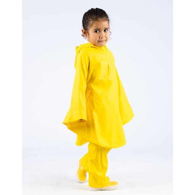 Regenponcho Junior • SPARKLE • Geel/Wit