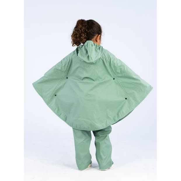 Regenponcho Junior • SPARKLE • Groen/Wit