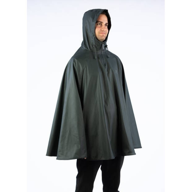 Regenponcho Senior • SIZZLE • Donkergroen/Zwart