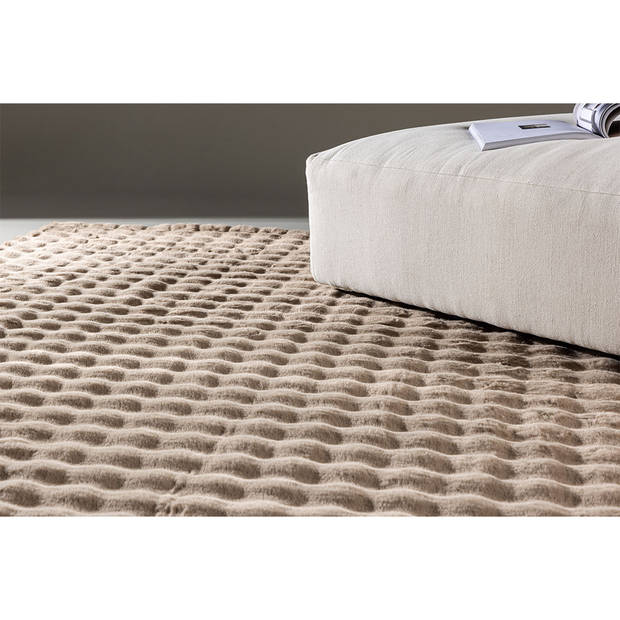 Novis vloerkleed 160x230 cm beige.