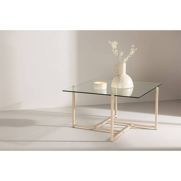 Hybrid salontafel glas.