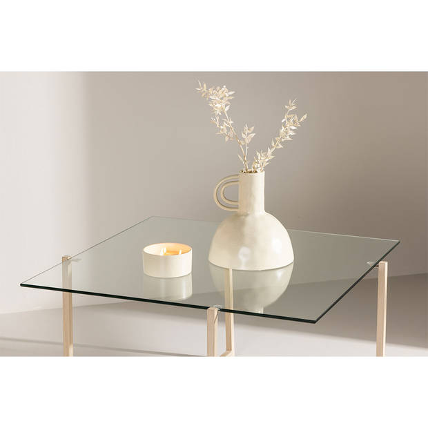 Hybrid salontafel glas.