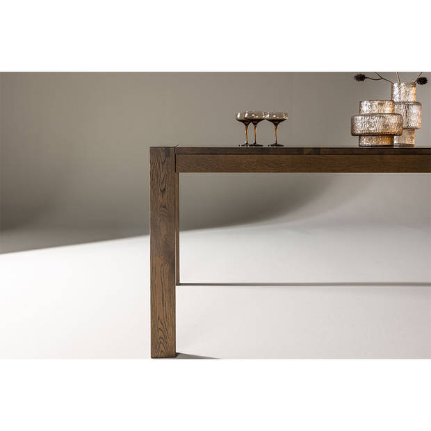 Slider eetkamertafel 95x170 cm naturel.