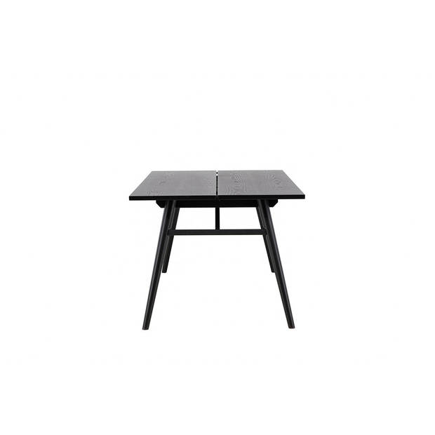 Sleek eetkamertafel 95x195 cm zwart.