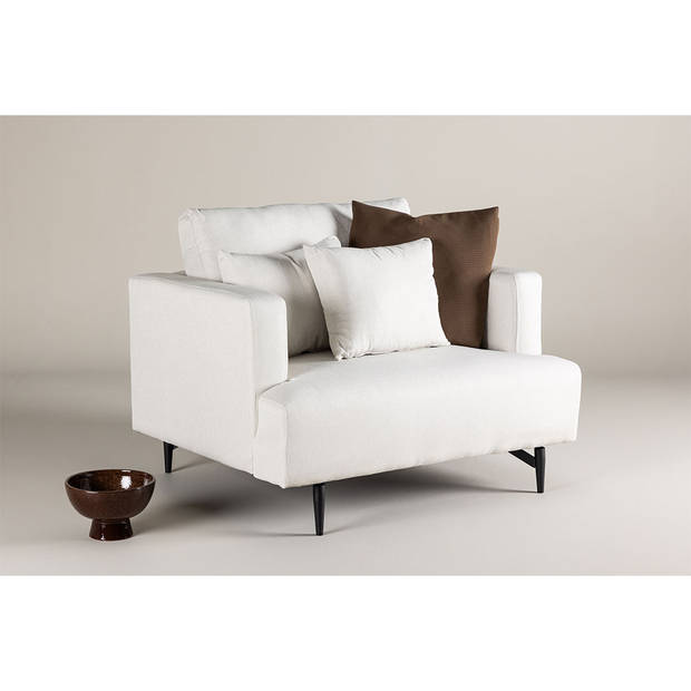 Sofia fauteuil beige.