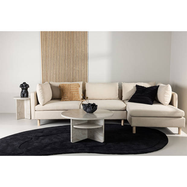 Zero bank chaise longue bank rechtse beige.