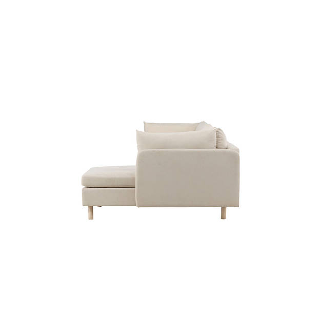 Zero bank chaise longue bank rechtse beige.