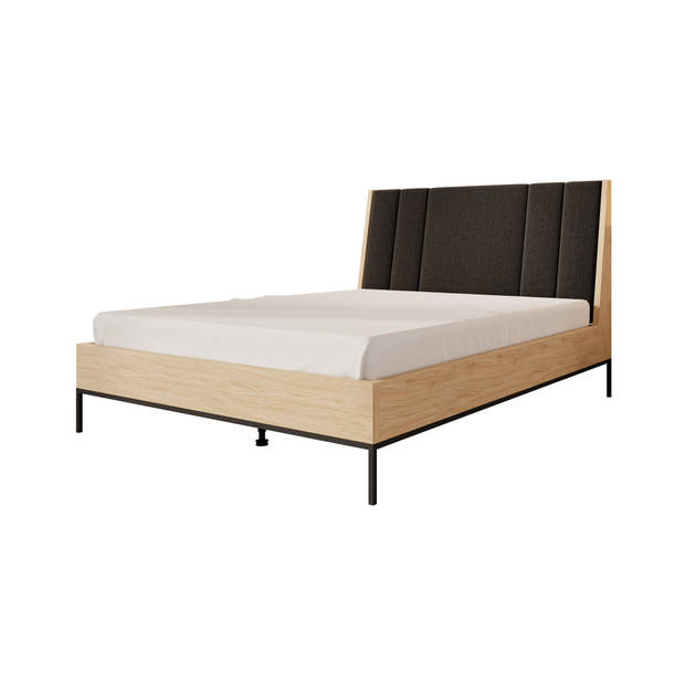 Meubella Tweepersoonsbed Luxor - Eiken - 160x200 cm