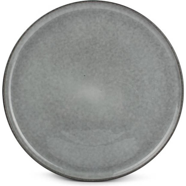 Groot Grijs Pizzabord Relic II - Ø 33 cm - 1 Stuk - Stoneware - Grey - Servies