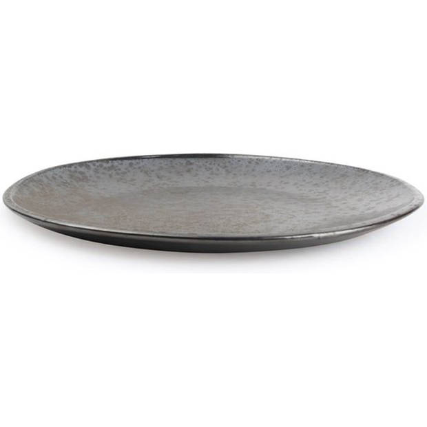 Chic Plat bord charcoal Cala - Ø 33 cm - 4 stuks