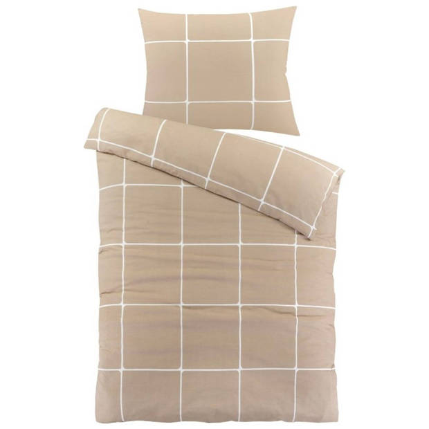 Day Dream Stan - Dekbedovertrek - Eenpersoons - 140x200/220 cm - Beige