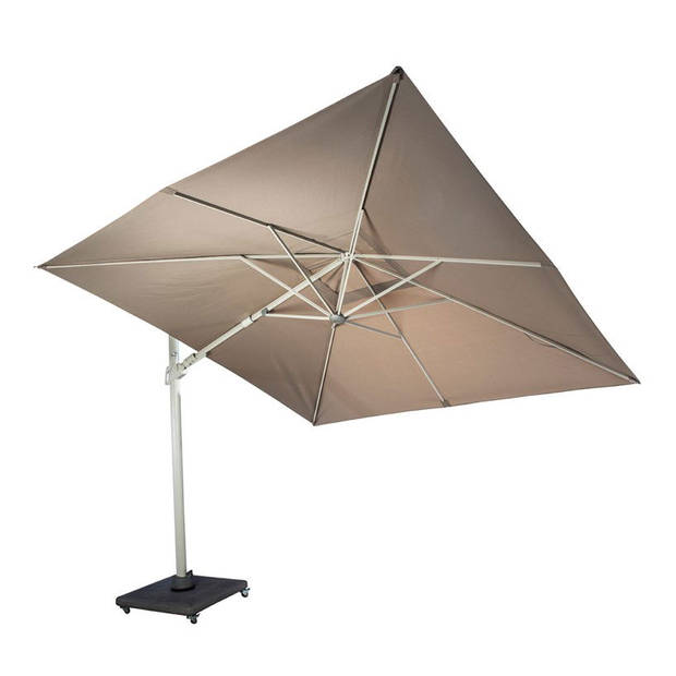 Yoi - Cavalo parasol aluminium salix 300x220/8 taupe