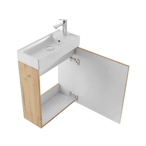 Badplaats Toiletmeubel Keno 50cm - eiken