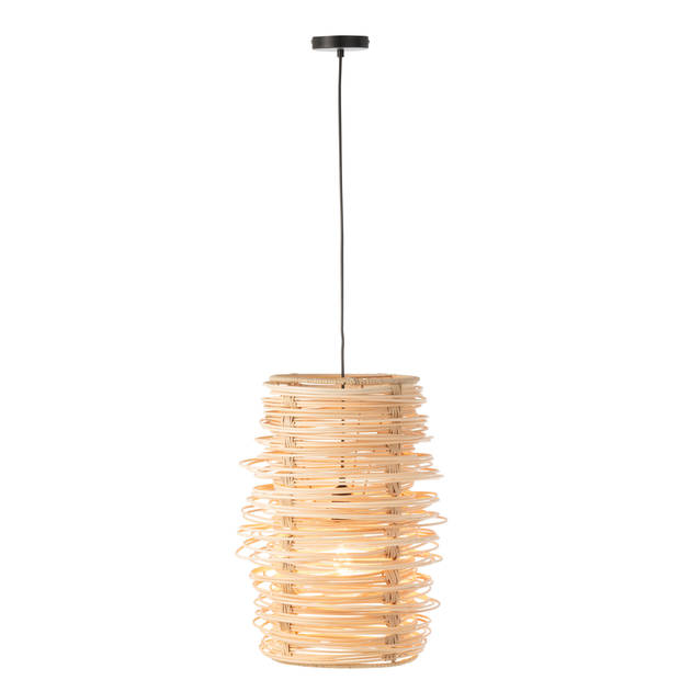 J-line - Hanglamp Wea Rotan Naturel - 38x38x50cm