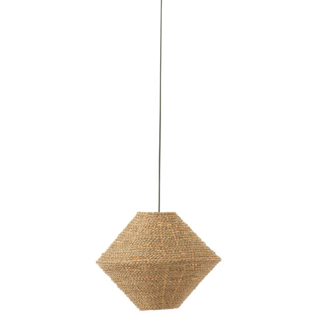 J-line - Hanglamp Ufo Zeegras Naturel Large - 40x40x32cm