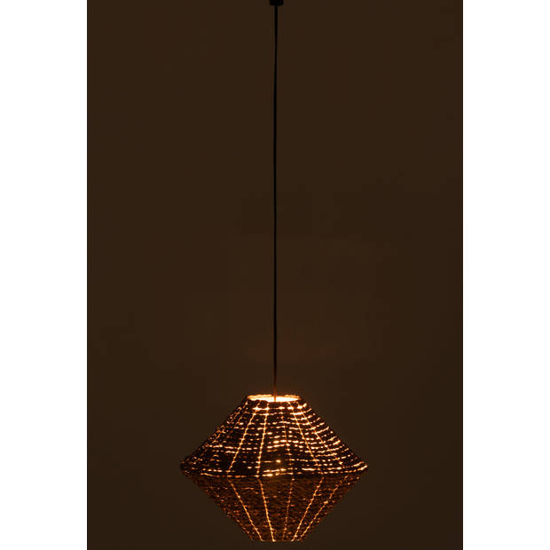 J-line - Hanglamp Ufo Zeegras Naturel Small - 35x35x27cm