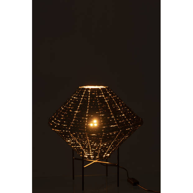 J-line - Hanglamp Ufo Zeegras Naturel Small - 35x35x27cm