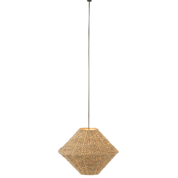 J-line - Hanglamp Ufo Zeegras Naturel Small - 35x35x27cm