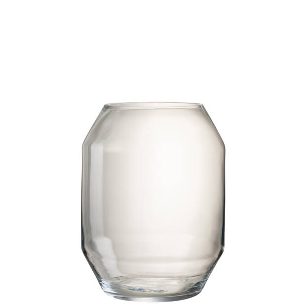 J-line - Vaas Lilou Glas Transparant Large - 29.5x29.5x40cm