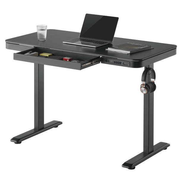 VDD Gaming Bureau Premium - Zit sta Bureau - Elektrisch in Hoogte verstelbaar - Gaming Bureau - Desk - Gaming Desk - Er