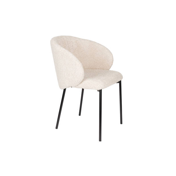 Housecraft Ayle Eetkamerstoelen Off White - Set van 2