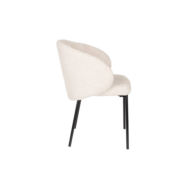 Housecraft Ayle Eetkamerstoelen Off White - Set van 2