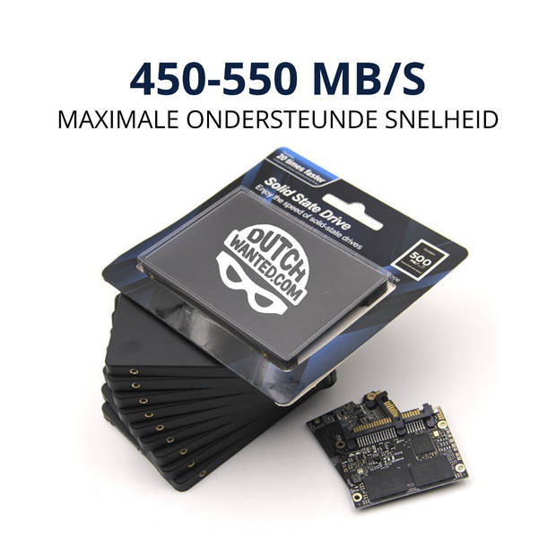 Dutch Wanted SSDriveGuard Draagbare SSD Externe Harde Schijf