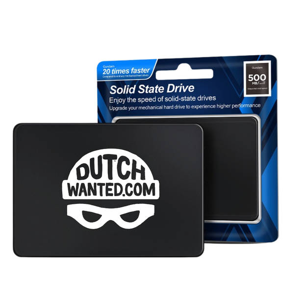 Dutch Wanted SSDriveGuard Draagbare SSD Externe Harde Schijf - 1TB