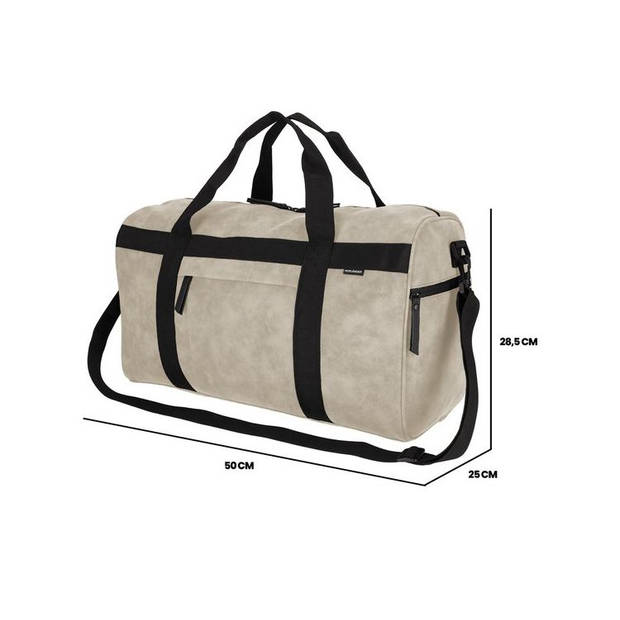 Norlander Sporttas - 39 Liter - Nubuck - 50 x 26 x 30 cm - Taupe (28866)