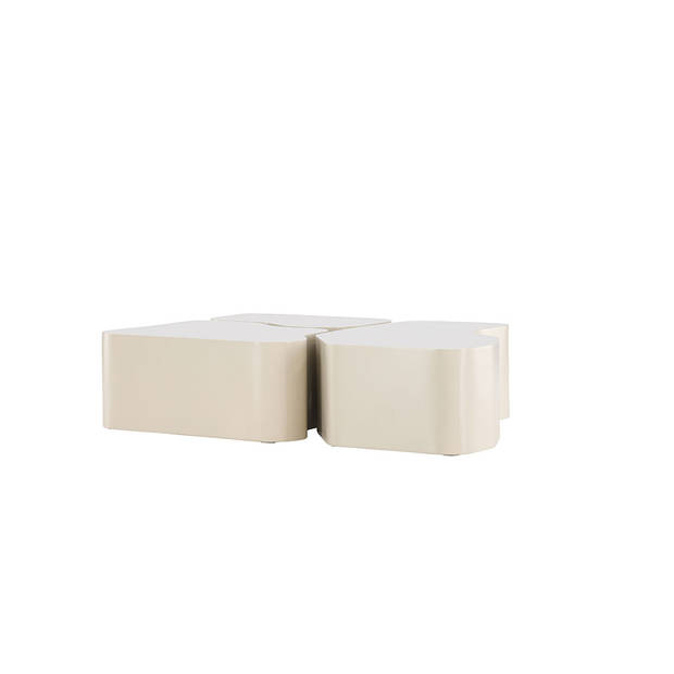 Nordland salontafel set van 3 beige.