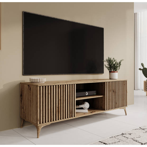 Meubella TV-Meubel Evy - Eiken - 150 cm - Staand