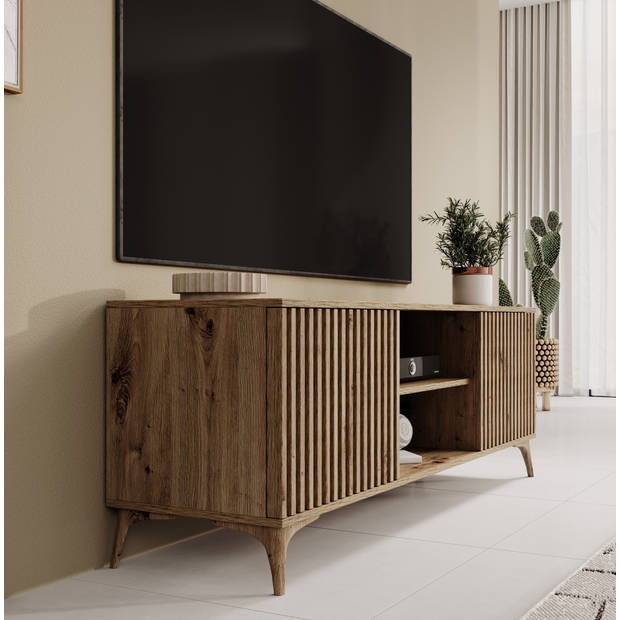 Meubella TV-Meubel Evy - Eiken - 150 cm - Staand