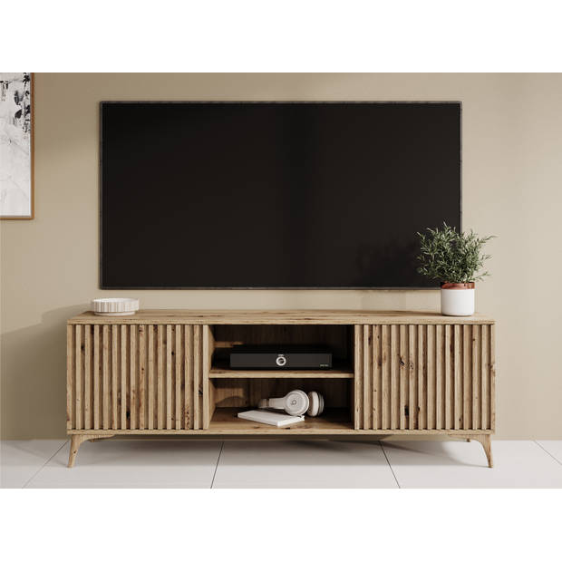 Meubella TV-Meubel Evy - Eiken - 150 cm - Staand