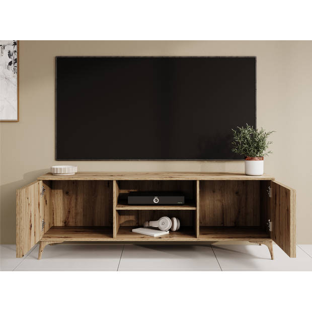 Meubella TV-Meubel Evy - Eiken - 150 cm - Staand