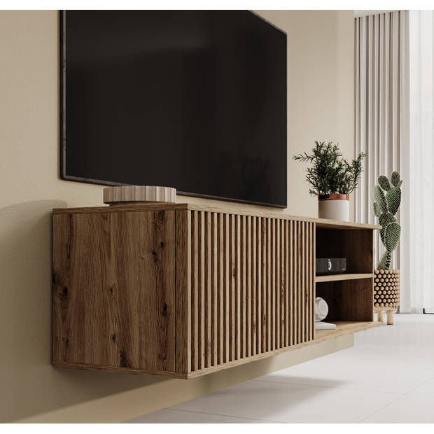 Meubella TV-Meubel Evy - Eiken - 150 cm