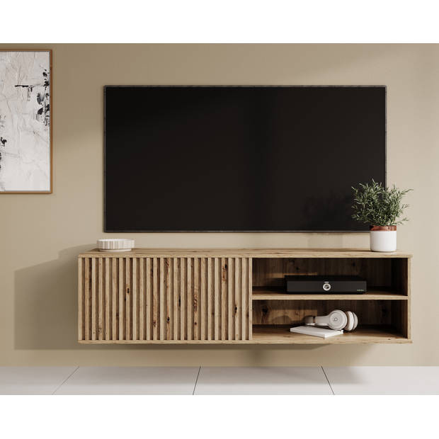 Meubella TV-Meubel Evy - Eiken - 150 cm