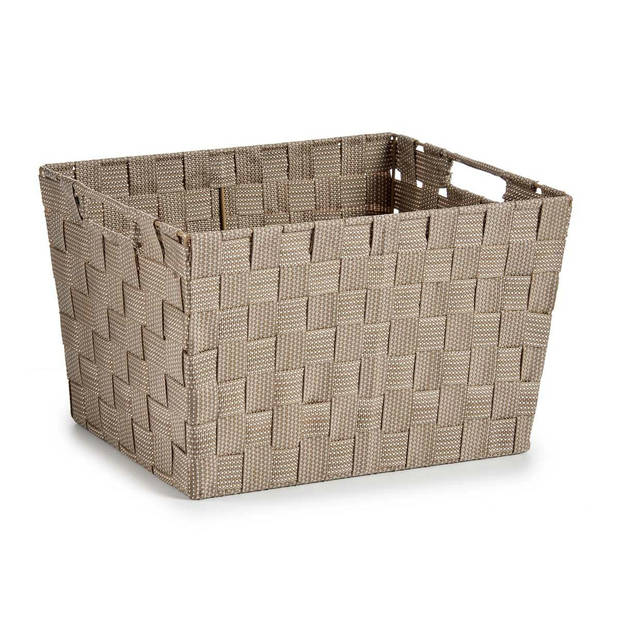 Wasmand Beige Stof 10 L 25 x 20 x 35,5 cm (12 Stuks)