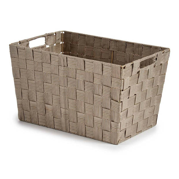 Wasmand Beige Stof 10 L 25 x 20 x 35,5 cm (12 Stuks)