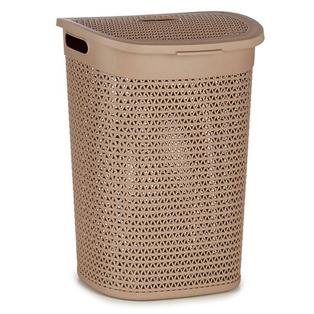 Wasmand Beige Plastic 60 L 43,5 x 57,5 x 34 cm (6 Stuks)