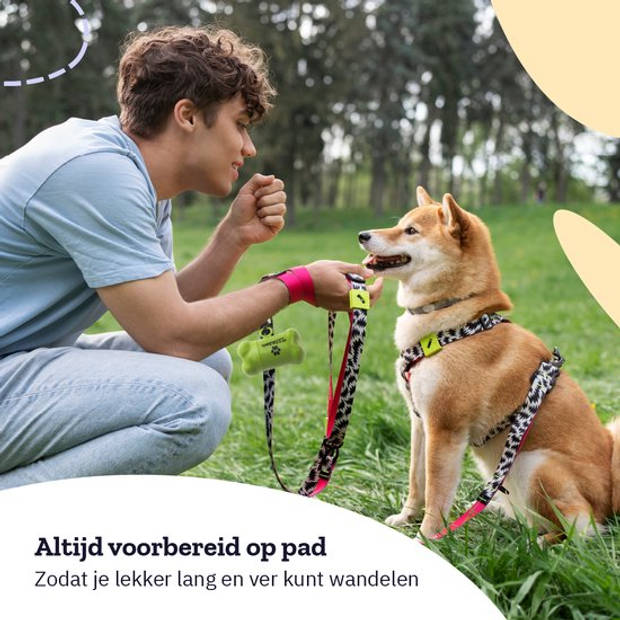 All 4 Pets Supply Hondenpoepzakjes inclusief houder - 320 stuks - Lavendel geur - 100% Biologisch Afbreekbaar