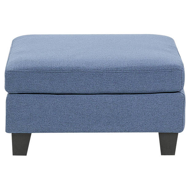 Beliani UNSTAD - Ottomaan-Blauw-Polyester