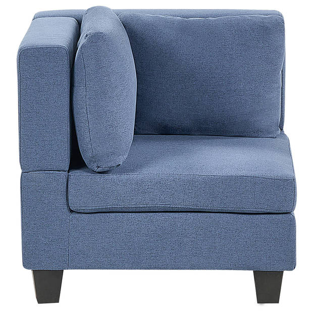 Beliani UNSTAD - Modulaire Sofa-Blauw-Polyester