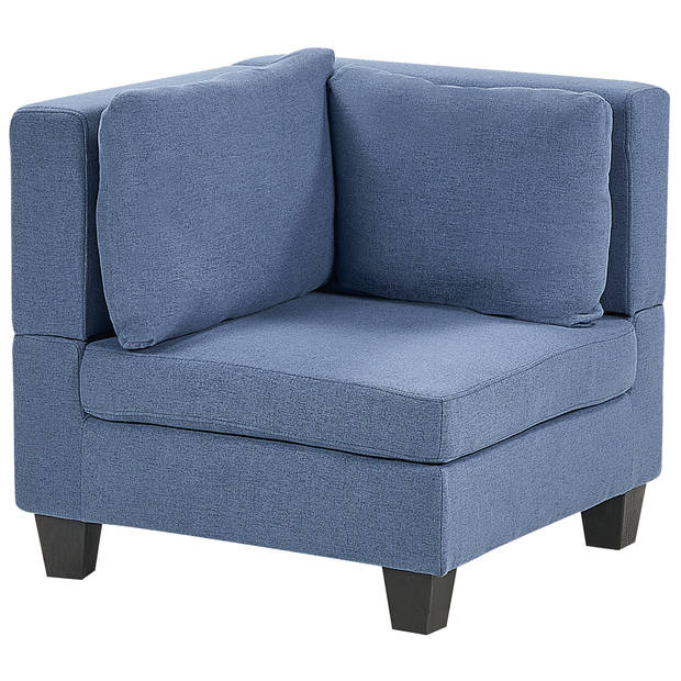 Beliani UNSTAD - Modulaire Sofa-Blauw-Polyester