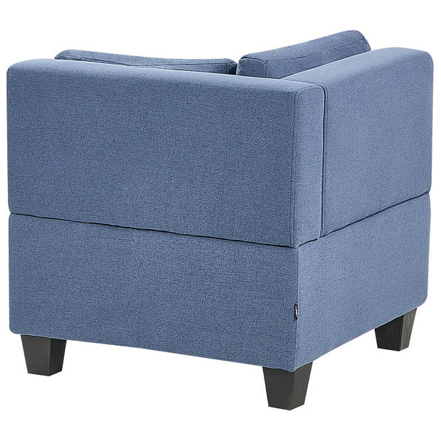 Beliani UNSTAD - Modulaire Sofa-Blauw-Polyester