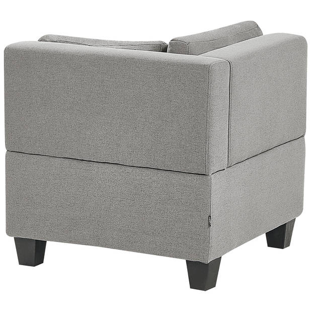 Beliani UNSTAD - Modulaire Sofa-Grijs-Polyester