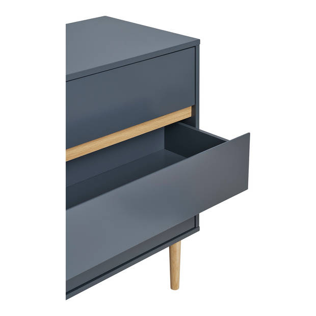 House Nordic - Dressoir Donkergrijs MDF - 80x40x80cm - Bisley