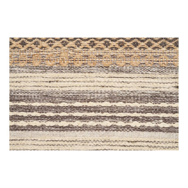 House Nordic - Vloerkleed Naturel/Ivoor - Jute - 180x80x1cm - Morena