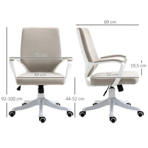 Bureaustoel met relaxfunctie - Ergonomische bureaustoel - Game stoel - Gaming stoel