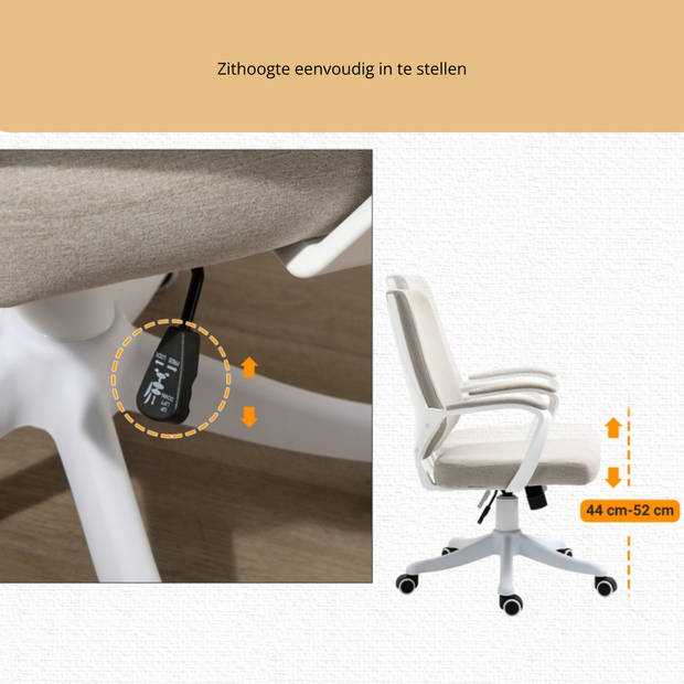 Bureaustoel met relaxfunctie - Ergonomische bureaustoel - Game stoel - Gaming stoel