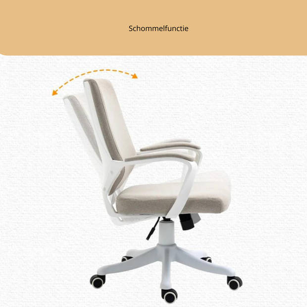 Bureaustoel met relaxfunctie - Ergonomische bureaustoel - Game stoel - Gaming stoel